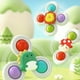 thumbnail image 4 of Suction Cup Spinning Toy Set Rotating Educational Toy Smooths Spinners Bath And Table Funs Safe ABS Material Pressing Style, 4 of 7