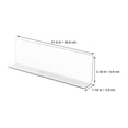 thumbnail image 4 of 6pcs Transparent Blockers Transparent Sorting Blockers Supermarket Shelf Dividers (28cm), 4 of 8