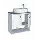 thumbnail image 3 of Mueble de Baño tipo Gabinete Flotante Madik color Blanco con Lavabo 102857, 3 of 5
