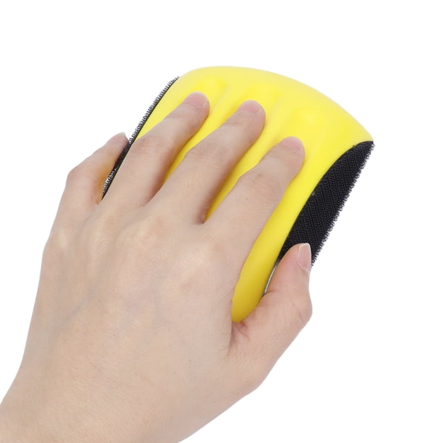 Nylon Foam Hand Sanding Block Mouse Shape with Comfortable Grip for Portable Design Standard Size for Wide Applications