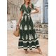 thumbnail image 5 of Vestido largo PRETTYGARDEN para mujer, verano 2025, cuello en V, estampado floral, 5 of 8