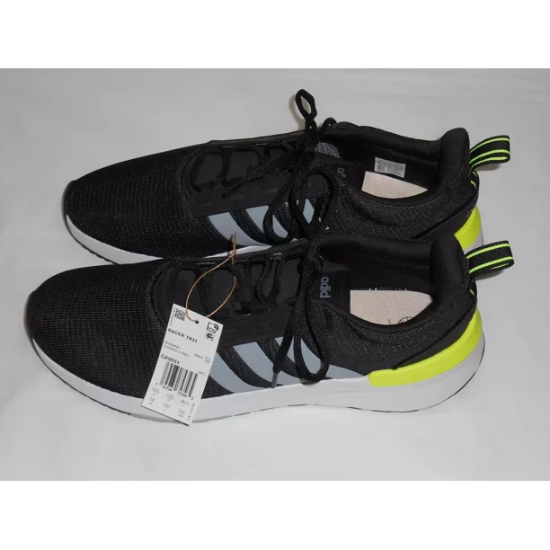 Ad-id-as Racer TR21 Men's Size 14 Black Yellow Sneakers Running Shoes NEW