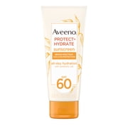Aveeno Protect + Hydrate SPF 60 Sunscreen for Body & Face, 3 fl oz