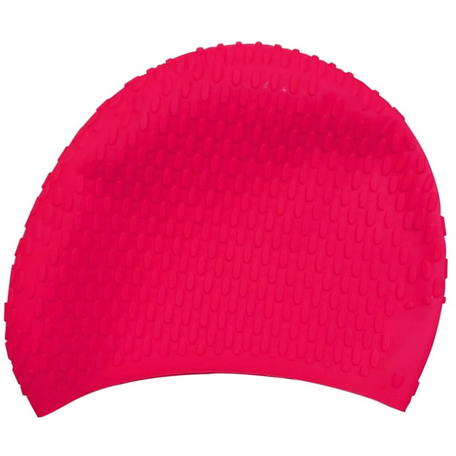 Bonnet de Bain en Silicone Red SC3000 avec Protection des Oreilles – Design Léger et Confortable pour Cheveux Longs, Utilisation Unisexe Adulte, Durable pour la Natation et le Entraînement Physique, Accessoire de Mode Tendance, Disponible en Gros