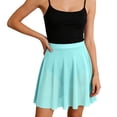 thumbnail image 2 of Women Skirt Ballet Dance Skirt For Performance Practice Soft Wrap Waist Elastic Short Tutu Mint Green XL, 2 of 8