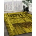 thumbnail image 3 of Ahgly Company Machine Washable Indoor Square Transitional Dark Bronze Brown Area Rugs, 5' Square, 3 of 7