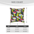 thumbnail image 4 of Kll Green Mushroom Decorative Throw Pillow Covers Velvet Soft For Couch Sofa Bedroom Living Room Outdoor -16"X16", 4 of 8