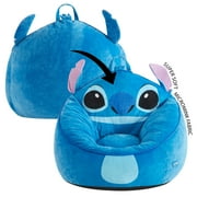 Disney Stitch Kids Compressed Foam Bean Bag Chair, Blue