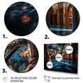 thumbnail image 3 of Designart "Hadum Mosque Islam wall decor II" Islamic Floater Framed Canvas Wall Art, 3 of 7