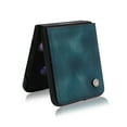 thumbnail image 4 of Slim Flip Case for Samsung Galaxy Z Flip3 5G 2021 (6.7 inch), Allytech Lightweight Durable PU Leather Anti-Slip Shockproof Case for Galaxy Z Flip 3, Blue, 4 of 8