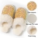 thumbnail image 3 of Zapatos de casa antideslizantes, cómodas zapatillas de algodón, zapatos de dormitorio para el hogar, interiores, 3 of 5