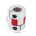 thumbnail image 3 of 1pc Aluminum Alloy Plum Shaft Coupling D25 L30 12-12mm Connection, 3 of 4