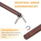 thumbnail image 4 of Punta de destornillador hexagonal Uxcell 6mm(H6) 1/4" Hex Shank 4"(100mm) Acero S2 Magnético, 4 of 7