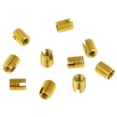 thumbnail image 4 of Spptty Thread Repair Kit, 10pcs M8 x M5 Self Tapping Threaded Insert 302 Slotted Type Screw Bushing for Thread Repair, 4 of 7