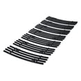 thumbnail image 2 of APS Compatible with Jeep Liberty 2008-2012 Main Upper Stainless Steel Black 8x6 Vertical Billet Front Grill Grille Insert J65551J, 2 of 7