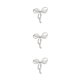 thumbnail image 5 of Qarigey Broche de perlas Estilo simple Esmalte Pins Cardigan Clips Bow Knot Vestido Clip Día de San Valentín Regalos para mujeres Plata Type1 NO1, 5 of 6