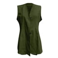 thumbnail image 7 of Short Sets for Women Sleeveless V Neck Long Cardigan Vest and Shorts 2 Piece Matching Set Business Casual Work Sets, 7 of 7