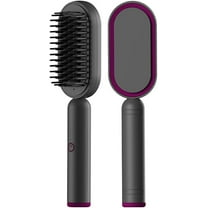 Hair Straightener Brush Anti-Scald Electric Comb Fast Heating Curly and Straight Hair