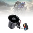 thumbnail image 1 of Bocina de alarma de coche de 12V sonido fuerte impermeable a prueba de polvo 3 tonos voz fuerte para motocicleta Jadeshay A, 1 of 8
