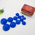 thumbnail image 2 of 12-Piece Silicone Vacuum Cupping Set with Elastic Suction - Portable, Reusable Massage Cups for Fitness & Health Therapy, Non-Toxic, Durable Design in Red English Packaging, 2 of 6