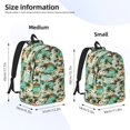 thumbnail image 2 of Disketp Colorful Hawaii Palms Mochila de Lona Estampada, Mochila Escolar de Viaje Ligera para Estudiantes y Portátil-Medium, 2 of 5