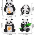 thumbnail image 2 of Three-Dimensional Refrigerator Magnet is Easy to Pick up, 3D Panda Fridge Magnets, Cute Animals Fridge Magnet, 2 of 5