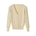 thumbnail image 1 of Minnieouse Chaqueta deportiva elegante para mujer, fácil de combinar con cualquier conjunto, suéter, cárdigan de punto, chaqueta con botones Prendas para la parte del cuerpo l, 1 of 6