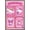 Barnwood Framed Version, variant on Hello Kitty and Friends: 2024 Love Is Magic - Card Grid Wall Poster, 22.375" x 34" Framed