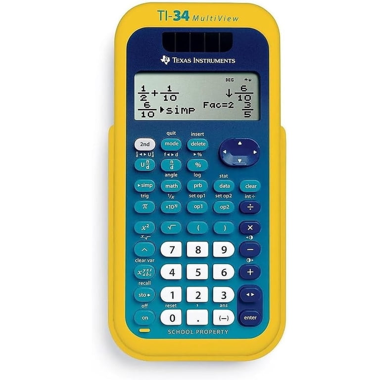 Texas Instruments TAS5630BPHDR　 5個　SET Texas Instruments TI-34 MultiView Scientific Calculator, Fraction