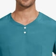 thumbnail image 6 of Handshe Men's Solid Color Short - Sleeved Round - Neck Shirt & Drawstring Pants Set, 6 of 7