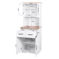 thumbnail image 2 of Yesurprise Storage Cabinet MDF Cabinet with Doors Shelf Drawers Tall Free Standing Cabinet for Entryway Living Room Home, 2 of 8