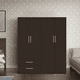 thumbnail image 1 of MOBI Ropero de Madera modelo Gardenia color Chocolate largo 152 cm Armario Closet Organizador, 1 of 5