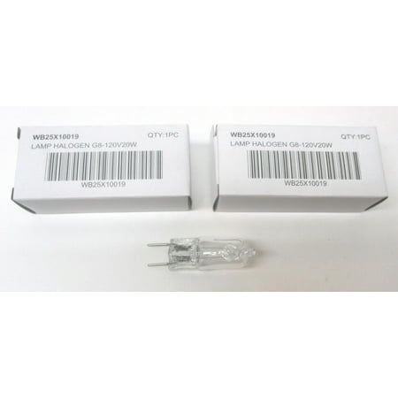 

GE 19X2 GE Avantium Microwave Halogen Light Bulb WB25X10019 2 Pack AP4380308 PS2351821