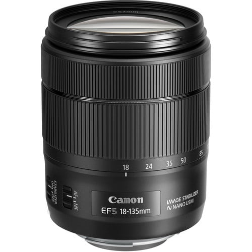 Canon Cameras US 1276C002 All-Round Lens EF-S 18-135mm f/3.5-5.6 is USM (Black)