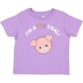 thumbnail image 3 of Inktastic I'm a Pig Deal Cute Pig Pun Boys or Girls Toddler T-Shirt, 3 of 5