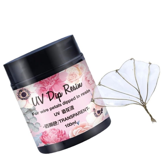 Osdhezcn Fast Dry Resin Ultraviolet Curing Epoxy Resin for DIY Crafts Transparent Glue
