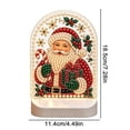 thumbnail image 4 of KRONDO Christmas Diaamond-Art Night Light, 3D Pear-l Painting Kit with Warm LED Base for Beginners, 4 of 9