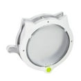thumbnail image 1 of Puerta para gatos magnética con 4 modos de bloqueo, segura, de plástico, automática, para interiores y exteriores, color blanco, 1 of 13