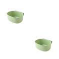 thumbnail image 3 of Kearding Cubo de basura colgante Basura Montado en la pared Reciclaje Cocina Almacenamiento de basura Suspensión Gabinete Limpieza Lata Contenedor Verde Verde 2piezas Kearding CBP062815, 3 of 6