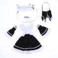 thumbnail image 3 of Uniforme de mucama de muñeca Precioso de sirvienta blanca para 1/4 BJD LUTS DOD Doll Servant Fanmusic Uniforme de mucama de muñeca, 3 of 5