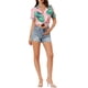 thumbnail image 2 of CAMISAS DE MUJER CHIC INSPIRADORAS, HAWAIANAS, DE MANGA CORTA, TROPICALES, CON ESTAMPADO FLORAL, BOTONES, TALLA S, ROSA POLVO, 2 of 8