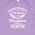 thumbnail image 4 of Inktastic Handpicked for Earth by My Mawmaw in Heaven with Angel Wings Boys or Girls Baby Bodysuit, 4 of 5
