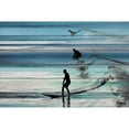 thumbnail image 3 of Parvez Taj "Wave Jumping" Print on White Wood, 3 of 5