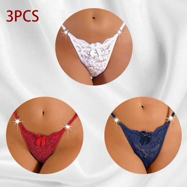 Tanga Sexy Lingere de encaje para mujer, ropa interior, tangas de cintura baja, ropa interior cómoda