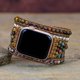 thumbnail image 1 of Banda de reloj tejida a mano de piedra natural para Apple Watch ZefeiWu 8390613075307, 1 of 1
