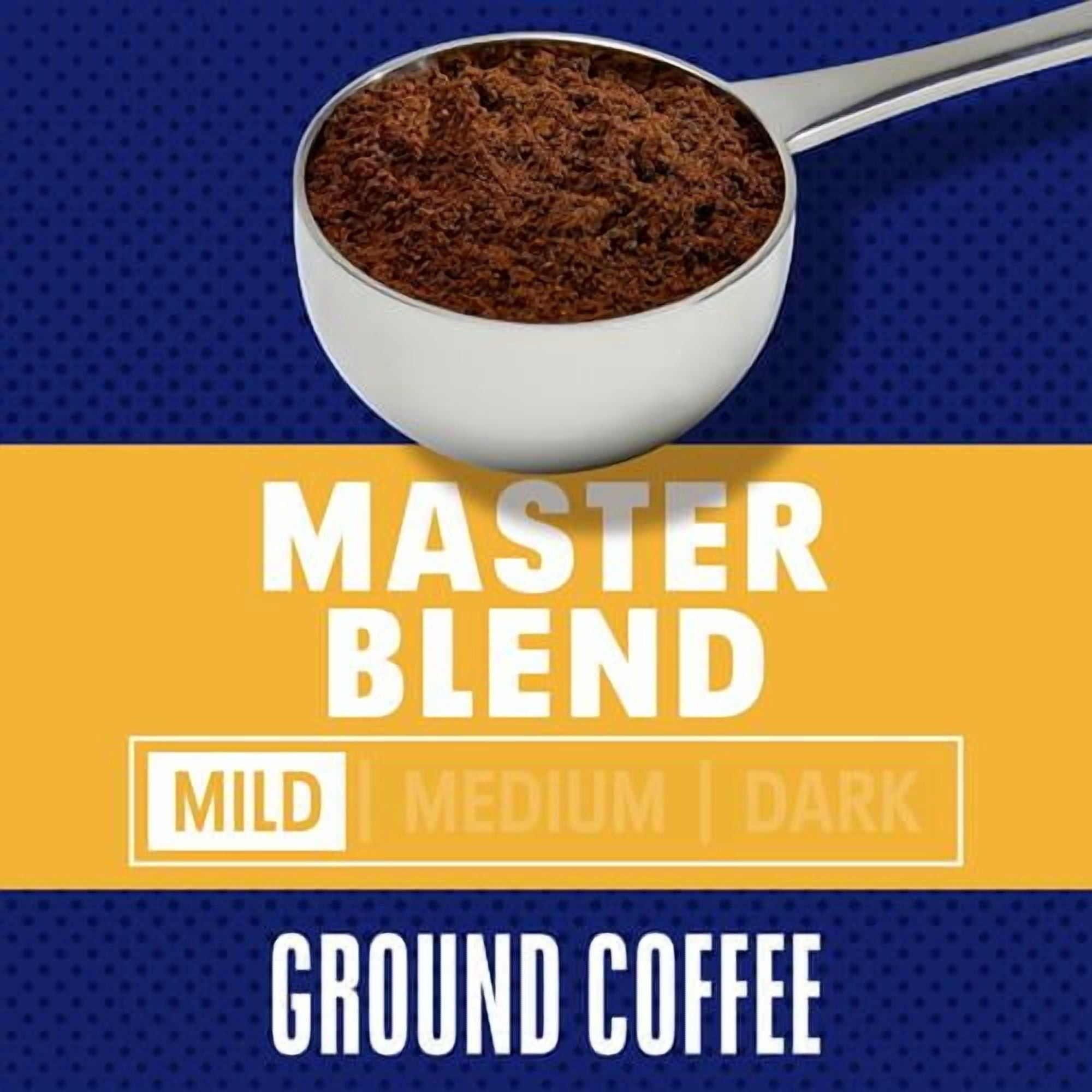 Maxwell House Master Blend Mild Roast Ground Coffee, 26.8 Oz Canister - Pack of 2