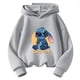 thumbnail image 3 of Nueva sudadera con capucha de Stitch para niñas, sudadera de otoño e invierno, jerseys Harajuku de manga larga, sudadera con capucha informal de la serie Disney Stich, 3 of 5