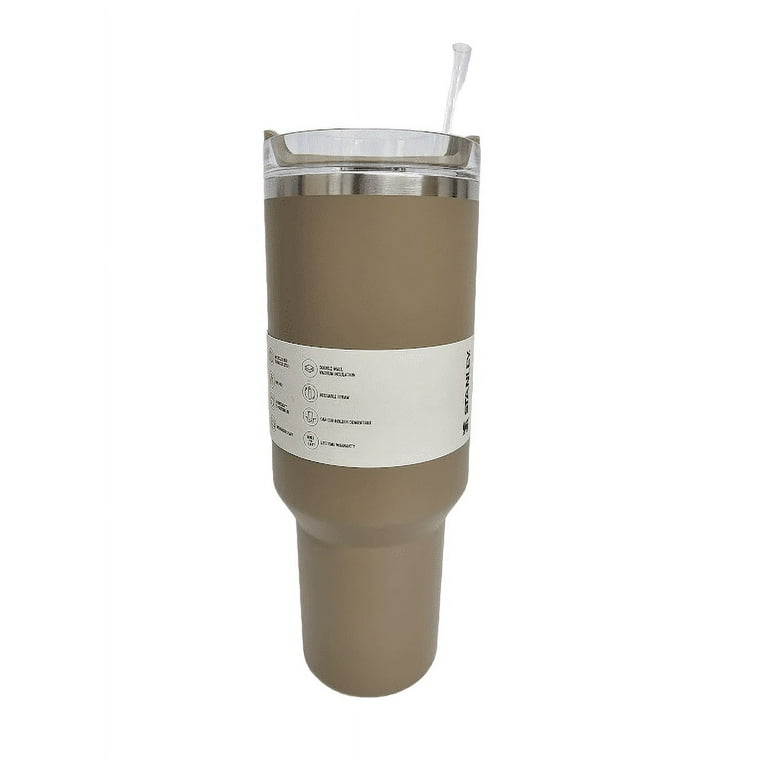 Stanley 40oz Stainless Steel H2.0 Flowstate Quencher Tumbler - Hearth & Hand™  with Magnolia - Basic Brown 