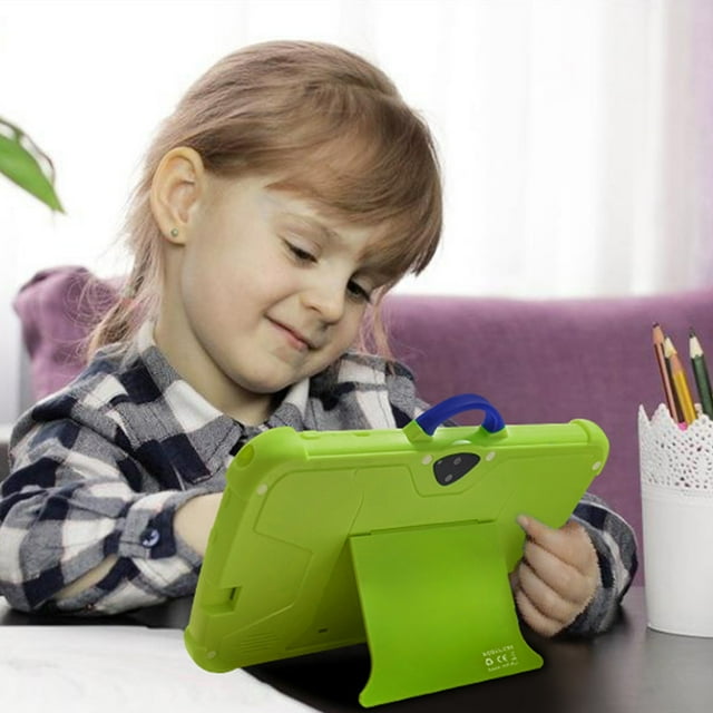 Pisexur Electrónica para Hombres Tabletas Infantiles de 7 Pulgadas Computadora WiFi Tabletas Bluetooth Máquina de Aprendizaje de Educación Temprana para Niños Máquina de Regalo para Padres e Hijos Cá