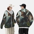thumbnail image 4 of Fotbe Forest Stone-Colored Dragon Chaqueta con Protección Solar UPF 50+ para Hombre y Mujer, Camisa con Capucha y Bolsillos-Medium, 4 of 7